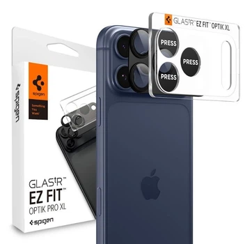 Szkło hartowane Spigen Optik Pro XL do Apple iPhone 17 Pro Max Black (8800283317817)