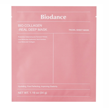 Biodance Укрепляющая коллагеновая маска для лица Bio-Collagen Real Deep Mask, 34г, 1 шт