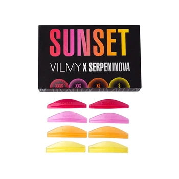 Валики для ламінування вій VILMY x SERPENINOVA SUNSET, 4 пари