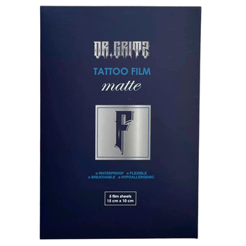 Dr. Gritz Плівка матова конверт Tattoo Film Premium Edition Matte Small 10*15см, 5шт