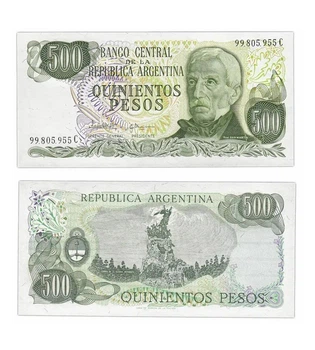 Банкнота 500 песо Аргентина 1977 - 1982 рік UNC