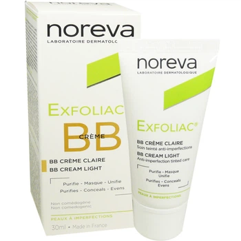 ВВ-крем Noreva Exfoliac BB Cream 30ml — Colour CLAIR