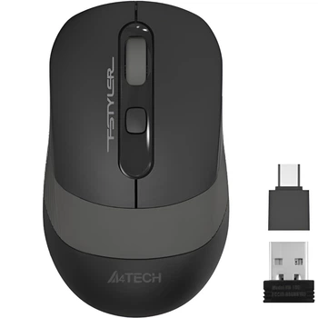 Мышь беспроводная A4Tech Fstyler FG10CS Air2 Stone Grey
