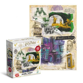 Пазл "Harry Potter. Міністерство магії та Алея Ноктерн", 450 ел