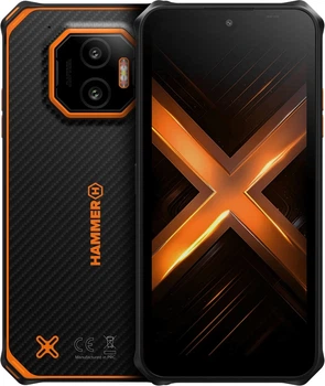 Мобільний телефон Hammer Energy X2 5G 8/256GB Black-Orange (TEL001066)