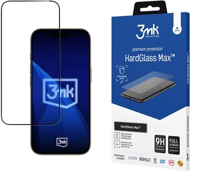 Szkło hartowane 3MK HardGlass Max do Apple iPhone 17 Pro Max (5903108679930)
