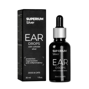 Капли для животных Superium Сильвер ушные с коллоидным серебром для кошек и собак 30 мл (9105)