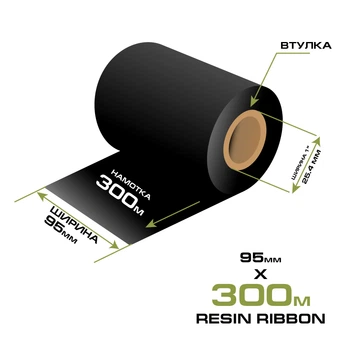 Риббон Resin 95мм/300м