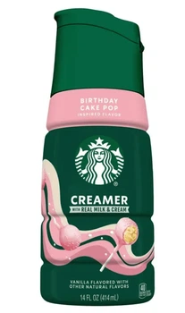 Сливки для кофе Starbucks Birthday Cake Pop Inspired Dairy Creamer 414мл
