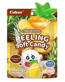 Желейные конфеты Cokoc Peeling Soft Candy Pineapple 75г