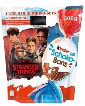 Шоколадные конфеты Kinder Schoko-Bons Netflix Stranger Things 300г