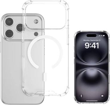 Etui plecki 4smarts Hybrid Case Ibiza Magsafe do Apple iPhone 17 Pro Transparent (4252011911943)