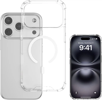 Etui plecki 4smarts Hybrid Case Ibiza Magsafe do Apple iPhone 17 Pro Max Transparent (4252011911950)