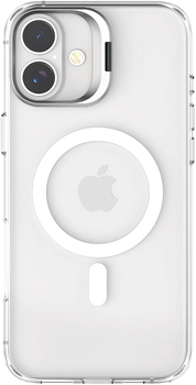 Панель Guan Founder Mag Glass для Apple iPhone 16 Plus Transparent-White (GA-MAGCS-IP24-SLS67WHT)