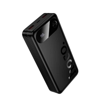 Повербанк HOO J154A Victorious PD fully compatible power bank 20000mAh, 2USB/1Type-C, 22.5W/3A, PD/QC, black