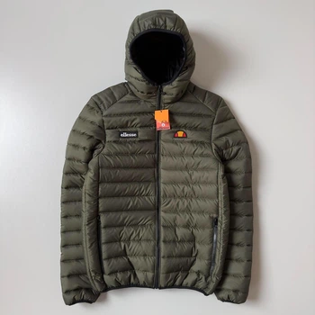 Куртка чоловіча демісезонна Ellesse пуховик хакі, розмір XL