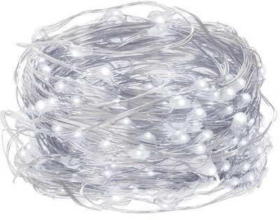 Lampki choinkowe Springos druciki 300 LED 30 m Białe (5907719414591)