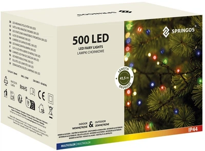 Lampki choinkowe Springos 500 LED 40 m (5907719422022)
