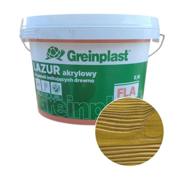 Лазур акрилова для панелей з імітацією дерева Greinplast FLA-07 Угорський дуб 0,9 л
