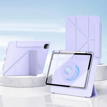Чехол MagneticLenovo Idea Tab Pro TB373FU / Xiaoxin Pad Pro 12.7" (2025) съемный с местом для стилуса Фиолетовый