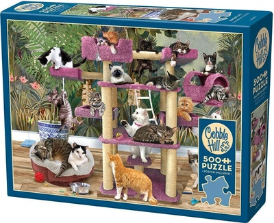Puzzle Cobble Hill Drapak dla kota 500 elementów 113053 (625012450959)