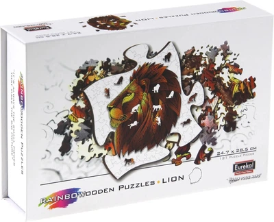 Дерев'яний пазл Eureka Лев 121 елемент (5425004736123)