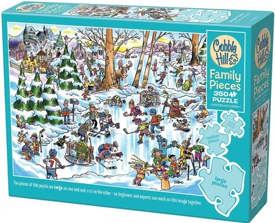 Puzzle Cobble Hill Hokejowe miasteczko 350 elementów 112687 (625012470322)