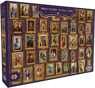 Puzzle Gibsons Games Specials monarchowie Anglii 1000 elementów 113719 (5012269071566)