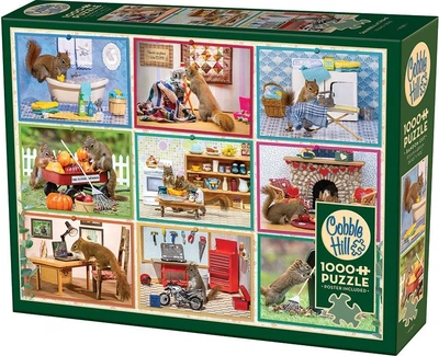 Puzzle Cobble Hill Wiewiórki domowe 1000 elementów 113063 (625012402873)