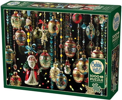 Puzzle Cobble Hill Christmas ornaments 1000 elementów 112639 (625012402101)