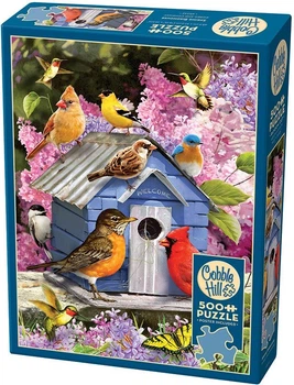 Пазл Cobble Hill Весняний будиночок для птахів 500 елементів 112649 (625012450423)
