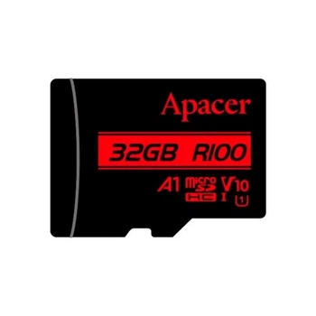 Карта памяти Apacer 32GB microSD class 10 UHS-I V10 A1 (AP32GMCSH10UB-RA) Apacer AP32GMCSH10UB-RA 913621