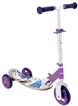 Hulajnoga dziecięca Smoby Frozen 3-kołowa drewniana (3032167501912)