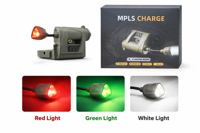 Тактичний ліхтарик на шолом MPLS Charge 4 Green