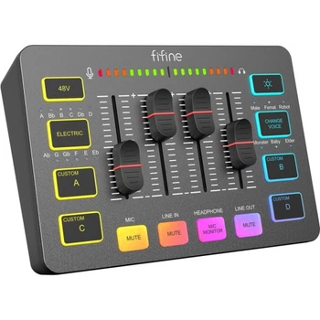 Микшерный пульт Fifine Sound Card Black (SC3) Fifine SC3 1085594