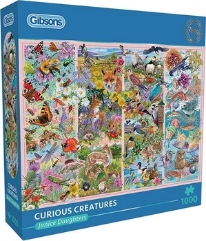 Puzzle Gibsons Games Ciekawe stworzenia 1000 elementów 113731 (5012269063813)