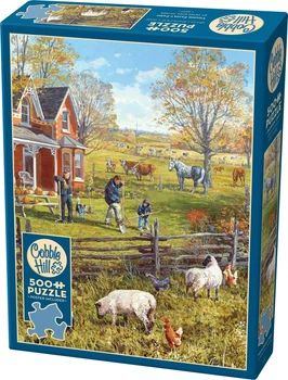 Пазл Cobble Hill Сімейна ферма 500 елементів 113579 (625012451178)