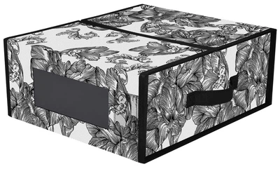 Органайзер Idea Home BS-S01 Anthracite Flowers 15x38.1x32.5 см BS-S01 ткан. з/кр Anthracite Flo