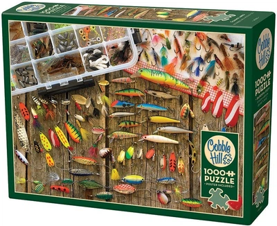 Puzzle Cobble Hill Wędkarskie przynęty 1000 elementów 113008 (625012401852)