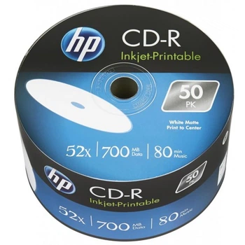Диск CD HP CD-R 700MB 52X IJ PRINT 50шт (69301/CRE00070WIP-3) HP 69301/CRE00070WIP-3 913169