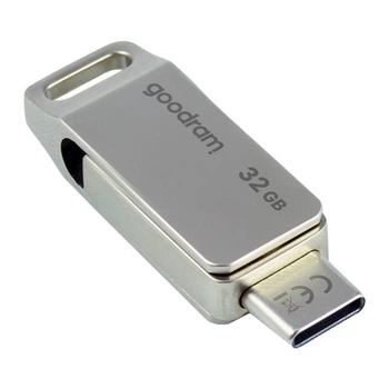 USB флеш накопитель Goodram 32GB ODA3 Silver USB 3.0 / Type-C (ODA3-0320S0R11) GOODRAM ODA3-0320S0R11 926316
