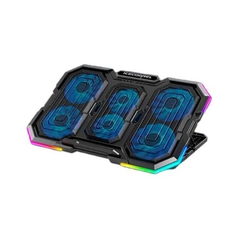 Підставка до ноутбука IceCoorel 14-18", 4*95mm 1200 RPM + 2*70mm 2500 RPM, 2*USB, 400x260x30mm, RGB (N6) IceCoorel N6 908535