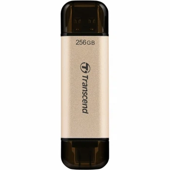 USB флеш накопичувач Transcend 256GB JetFlash 930 Gold-Black USB 3.2/Type-C (TS256GJF930C) Transcend TS256GJF930C 912161