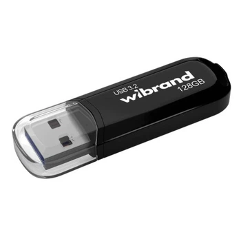 USB флеш накопитель Wibrand 128GB Marten Black USB 3.2 Gen 1 (USB 3.0) (WI3.2/MA128P10B) Wibrand WI3.2/MA128P10B 1083782