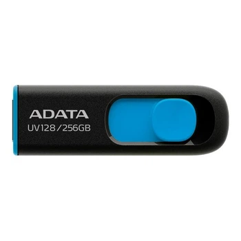 USB флеш накопитель ADATA 256GB UV128 Black/Blue USB 3.2 (AUV128-256G-RBE) ADATA AUV128-256G-RBE 912497