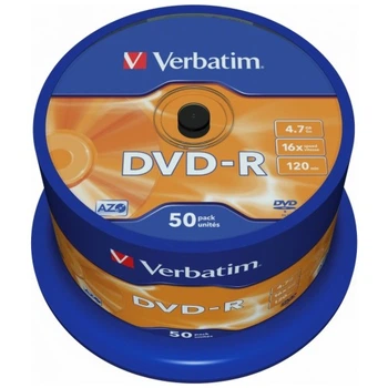 Диск DVD Verbatim 4.7Gb 16X CakeBox 50шт (43548) Verbatim 43548 913023
