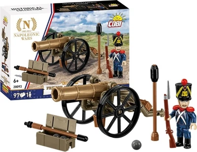 Конструктор Cobi Napoleonic Wars Французький артилерист з гарматою 97 деталей (5902251200930)