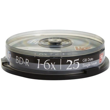 Диск BD HP BD-R 25GB 6X 10шт (69321/BRE00071-3) HP 69321/BRE00071-3 913198