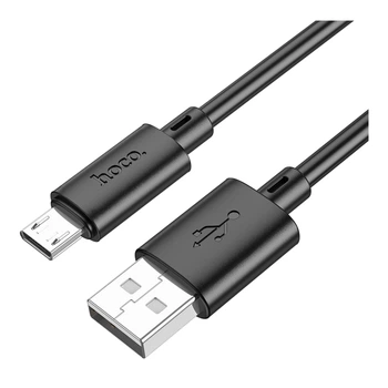 Кабель USB Hoco X88 Gratified Micro 2.4A 2m Чорний