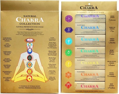 Ароматические палочки Коллекция Чакр набор 7 пачек AS Brand Chakra Collection Чакральные благовония